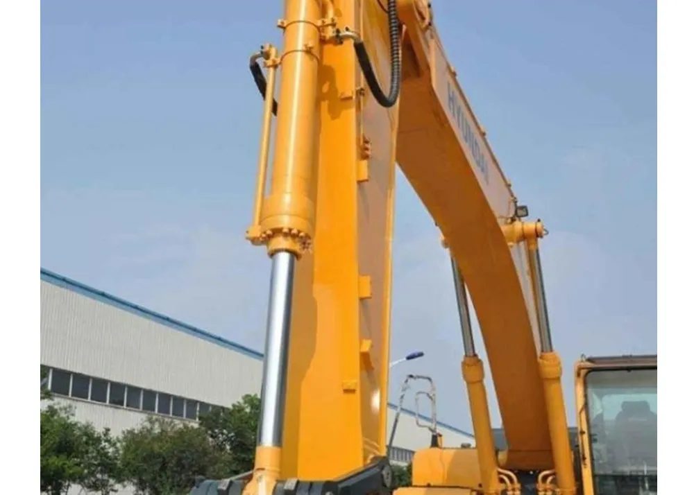 Waarom veranderen hydraulische cilinders van kleur op graafmachines?