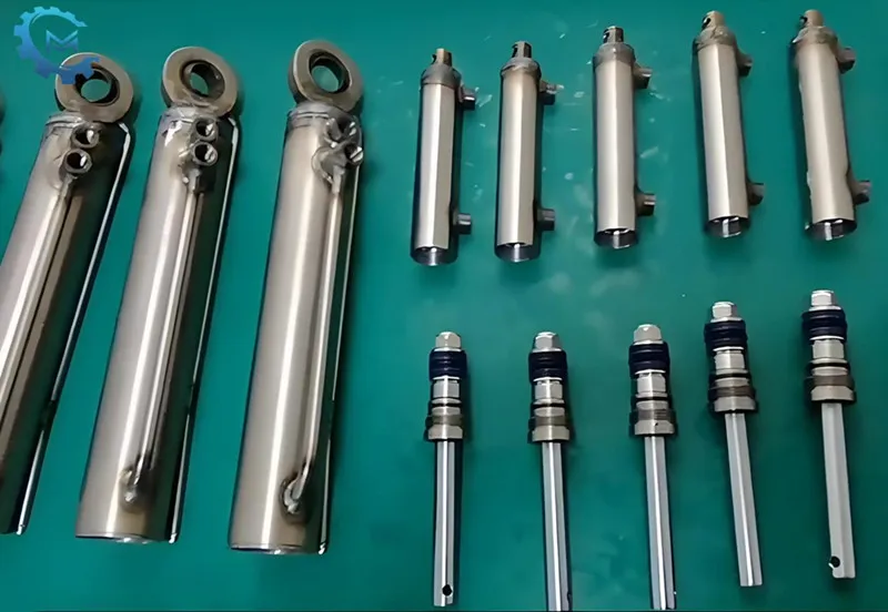 Wat zorgt ervoor dat de hydraulische cilinderzuigerstang trilt?